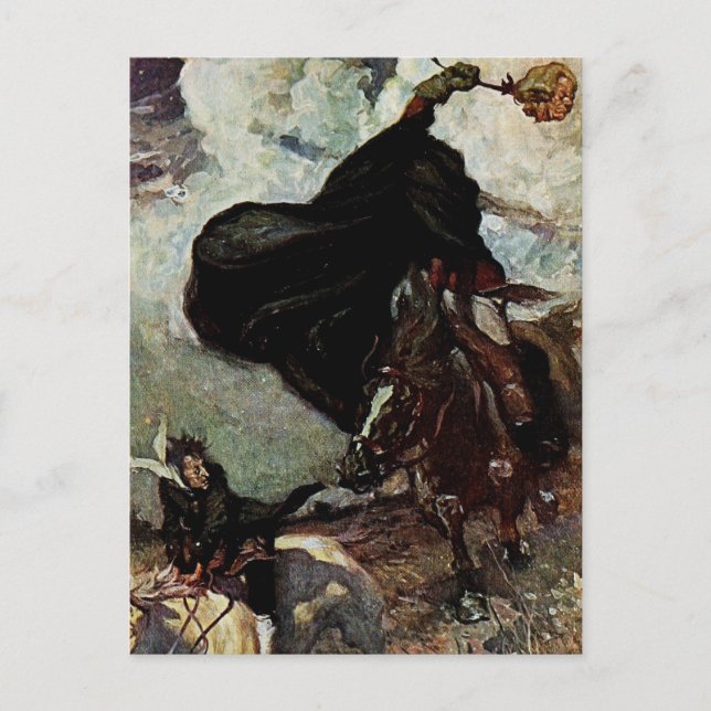 Han såg Goblin Stigning Vykort (Framsida)