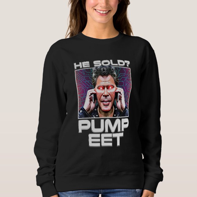 Han sålde det till kryptering av manipulation av v t shirt (Framsida)