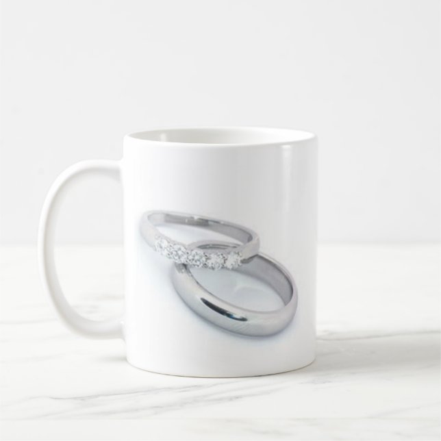 Han satte Ring på det/sparade datumet Kaffemugg (Vänster)