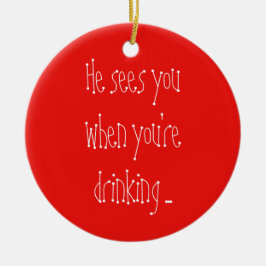 Han ser dig smycka julgransprydnad keramik