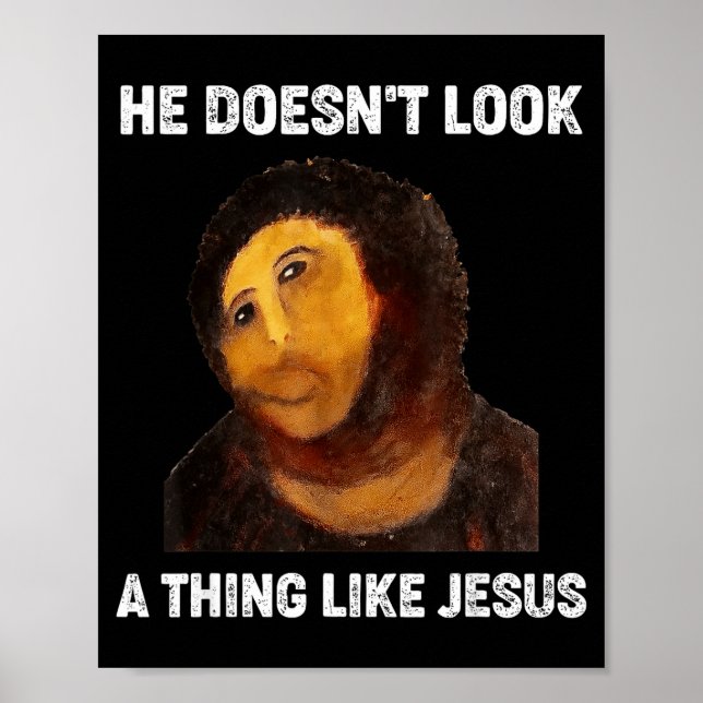 Han ser inte ut som Jesus alls - roligt Poster (Framsidan)