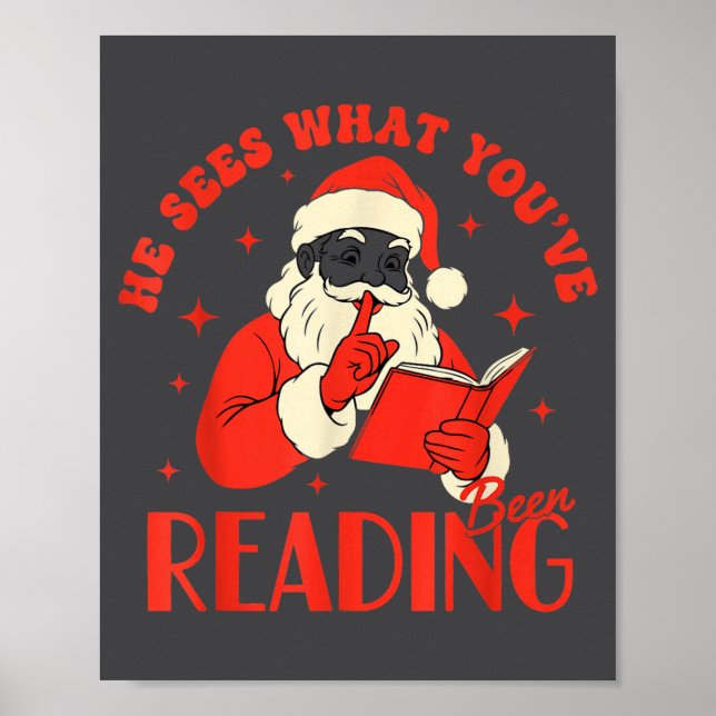 Han ser vad du har läst Rolig tomtebok  Poster (Framsidan)