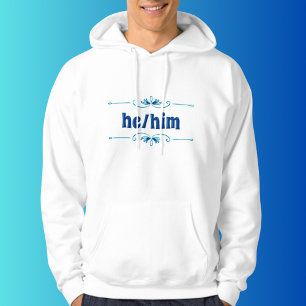 Han skuggor av Blue Filigree Hoodie