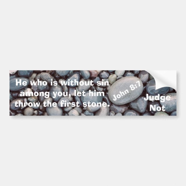 Han, som är Without, syndar Bildekal (Framsidan)