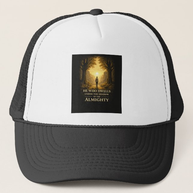 Han Som Bor Psalm 91 Kristet Konstverk Keps (Framsida)