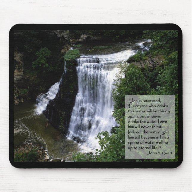 Han, som dricker av vatten mig, ger honom ska musmatta (Framsidan)