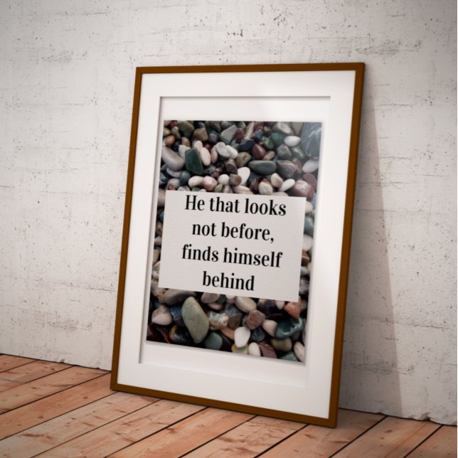 Han som inte ser ut innan visdomsorden poster (Skapare uppladdad)