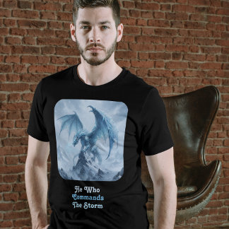 Han Som Kommenderar Stormen Isdrake T Shirt