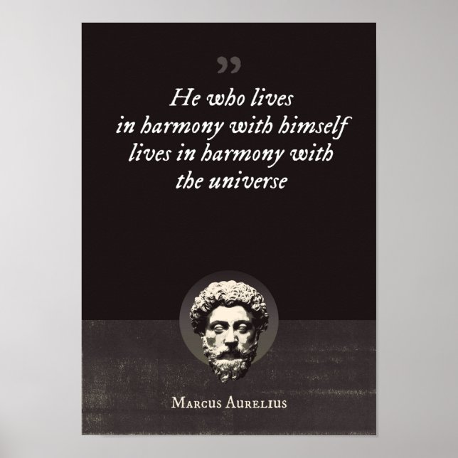 Han som lever i harmoni med sig bor i poster (Framsidan)