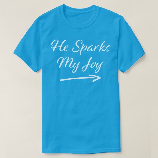 Han Sparks My Joy T Shirt (Design framsida)
