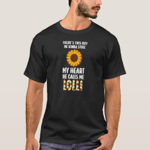 Han stal mitt hjärta. Han kallar mig "lol" T Shirt