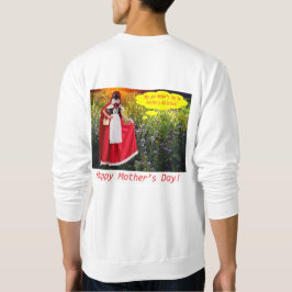Han svettas. Lycklig Mors dag. ragdollcat/l Lång Ärmad Tröja