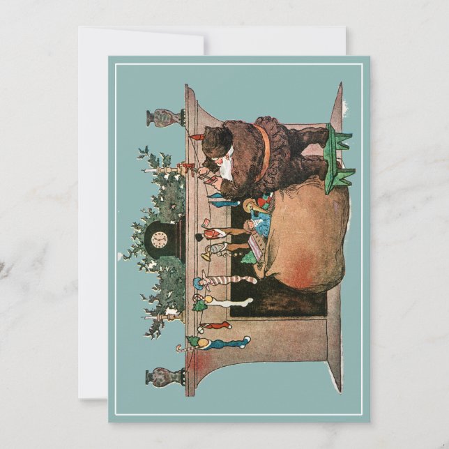 Han talade inte Ord Julkort (Framsida)