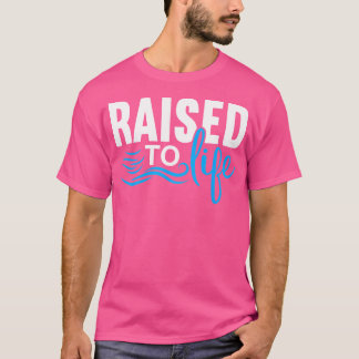 Han tog upp livets baptism Jesus Kristus T Shirt