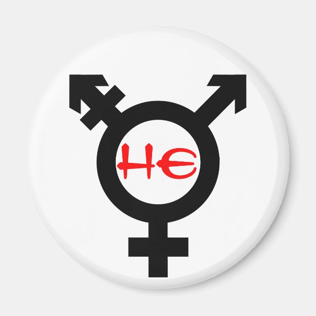 Han Transperson Magnet (Framsidan)