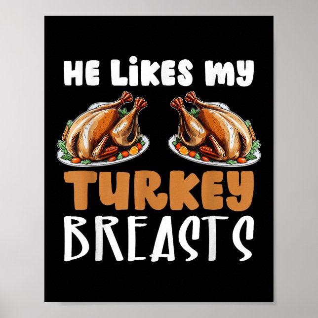 Han tycker om mitt Turkiet och sprider lite matcha Poster (Framsidan)