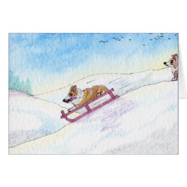 Han var en rusadjävul hälsningskort