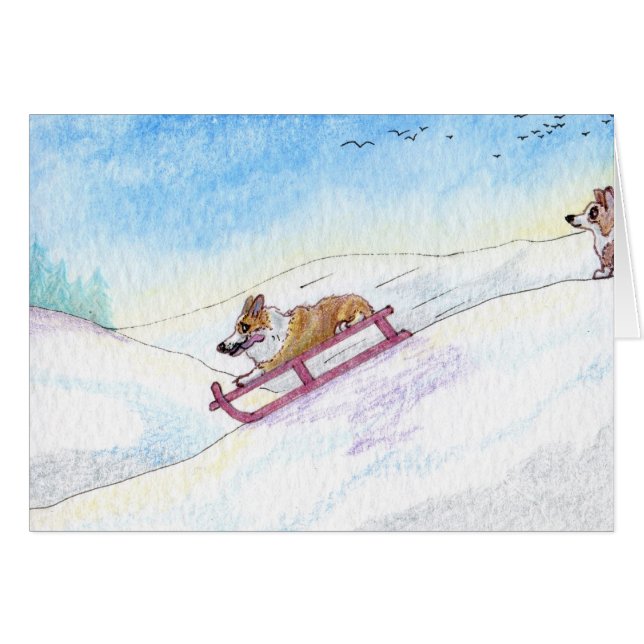 Han var en rusadjävul hälsningskort (Framsidan Horizontal)