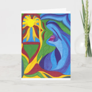 Han verkar den så små julkortet helgkort