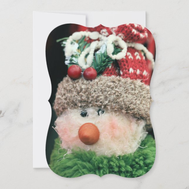 Han verkar överklädd. julkort (Framsida)