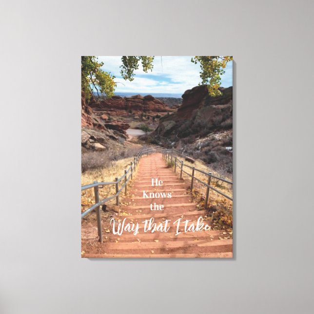 Han vet hur jag tar mig canvastryck (Framsida)