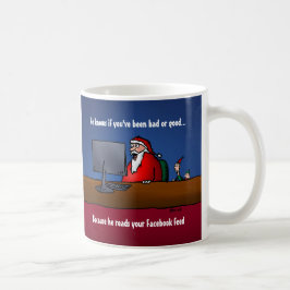 Han vet om du har varit dålig tomten. kaffemugg