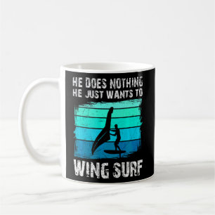Han vill bara smitta Vinge Surfa Vinge vid Vinge. Kaffemugg