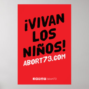Han Vivan los Niños! Poster (Abort73.com)