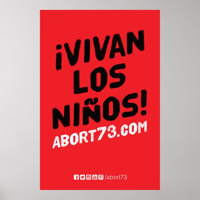 Han Vivan los Niños! Poster (Abort73.com) (Framsidan)