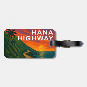 Hana Highway Maui Hawaii Sunset Bagagebricka