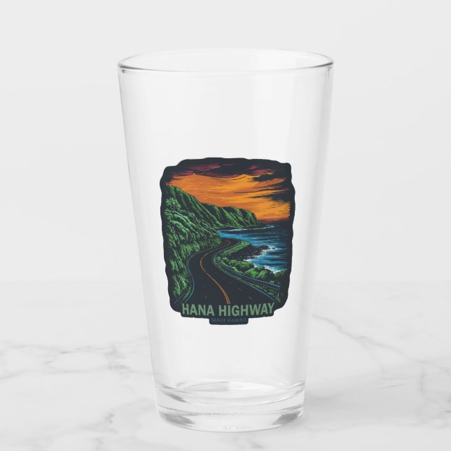 Hana Highway Maui Hawaii Vista Glaskopp (Framsida)