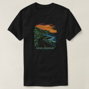 Hana Highway Maui Hawaii Vista T Shirt
