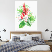 Hana Hou! (Vit) Hawaiiansk blomsterArrangemang