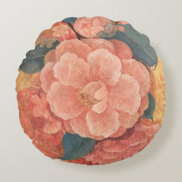 Hana-Tawawa: The Blossoming Camellia Rund Kudde