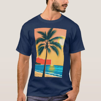 Hanaa Palm och Beach girl T Shirt