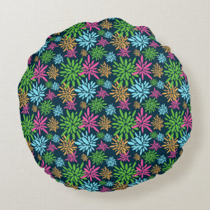 Hanabi Nights 2side Round Pillow Rund Kudde