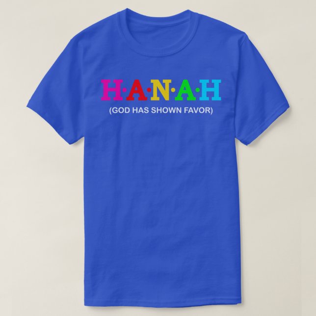 Hanah Gud har visat sig vara för T Shirt (Design framsida)