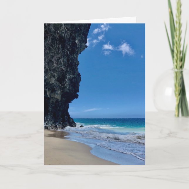 Hanakapiai Beach, Hawaii Viket Kort (Framsida)