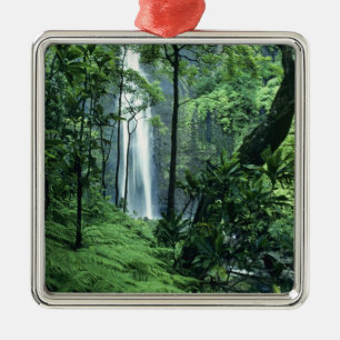 Hanakapiai Falls längs Na Pali-kusten, Kauai, Julgransprydnad Metall