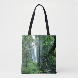 Hanakapiai Falls längs Na Pali-kusten, Kauai Tygkasse