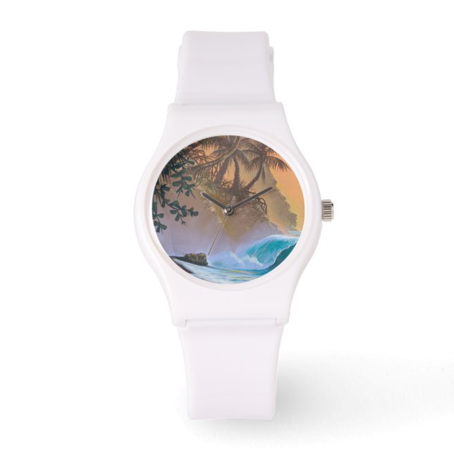 Hanalei Bay Beach Surfa Armbandsur (Framsida)