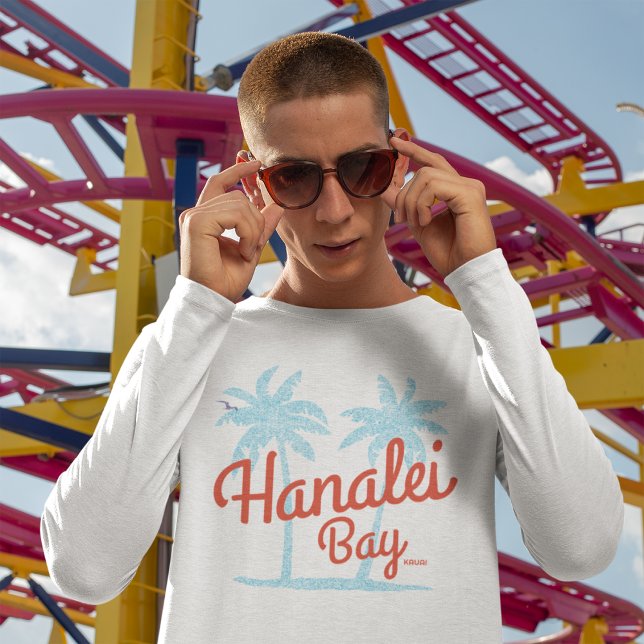 Hanalei Bay Island Kauai, Hawaii Souvenir Surfa T Shirt (Skapare uppladdad)