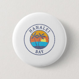 Hanalei Bay, Kauai Faded Classic Stil Knapp
