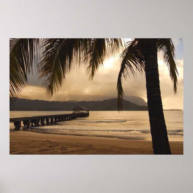 Hanalei Bay - Kauai, Hawaii Poster (Framsidan)