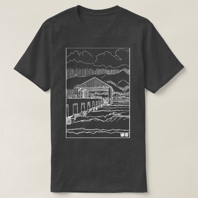 Hanalei Bay Pier T Shirt (Design framsida)