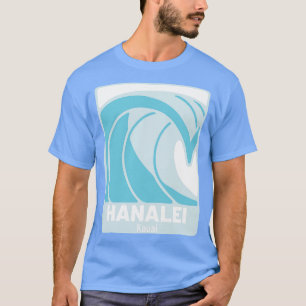 Hanalei Beach Kauai Hawaii Atlantic Ocean HI Crash T Shirt