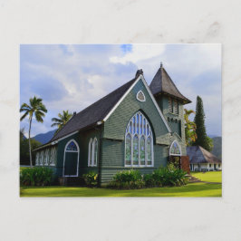 Hanalei Church, Kauai, Hawaii Vykort