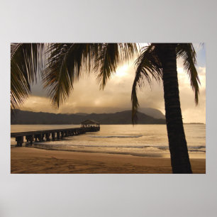 Hanalei fjärd - Kauai, Hawaii Poster