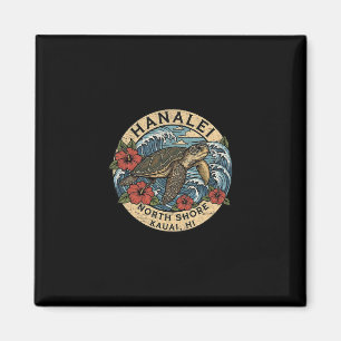 Hanalei havssköldpadda Kauai Hawaii Semester Hawai Magnet