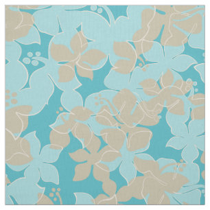 Hanalei Hawaiian Hibiscus Camo Blommigt Tyg